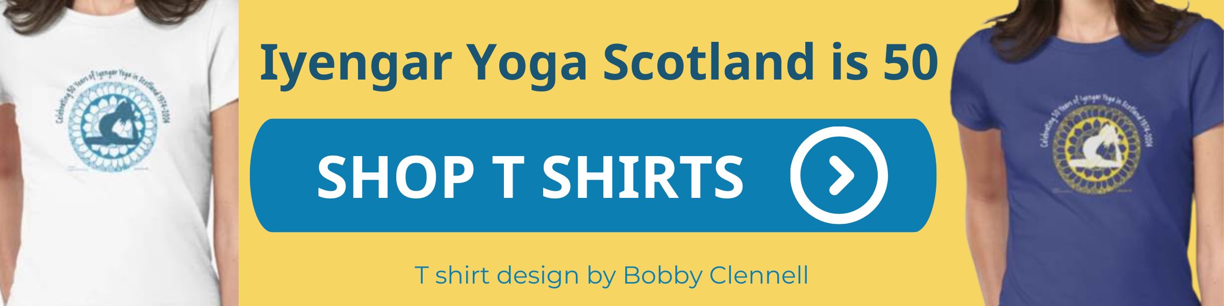 Shop T shirts Iyengar Yoga Scotland is 50